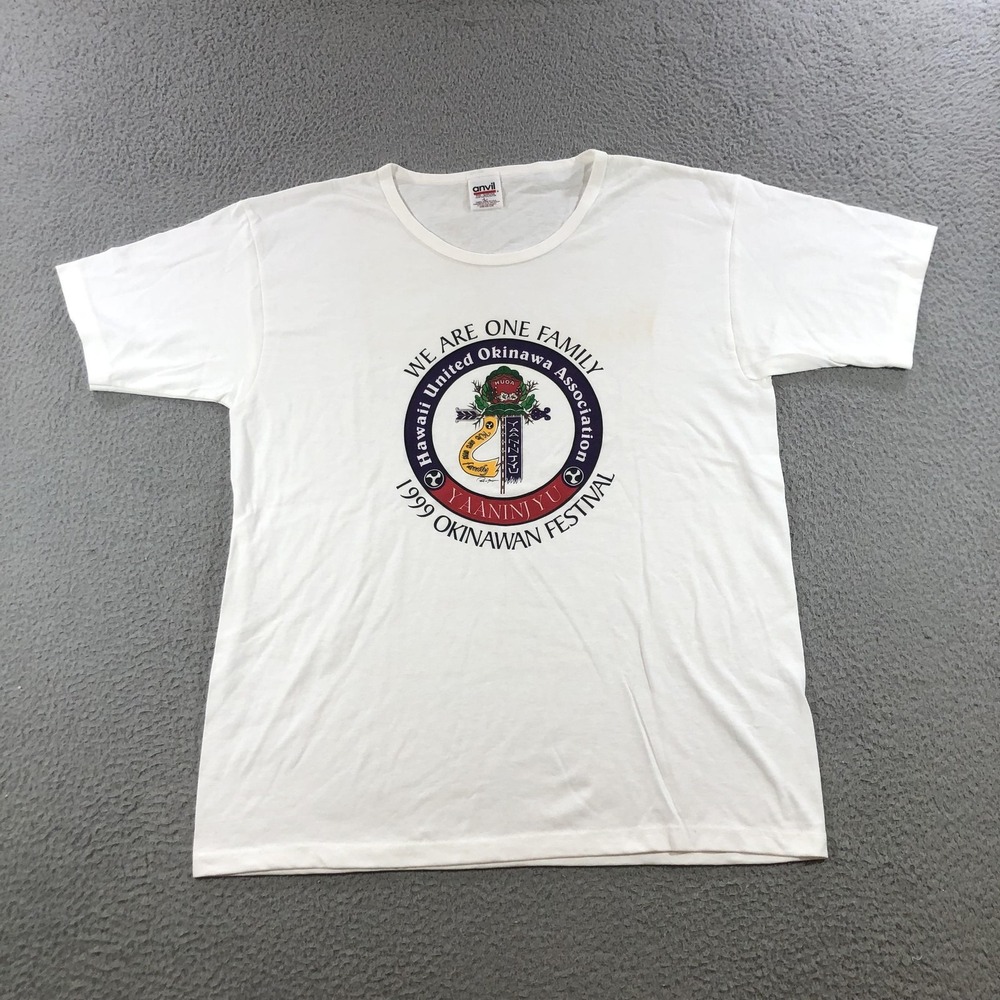 Vtg Hawaii United Okinawa Assoc Shirt Mens Large 1999 Okinawan Festival